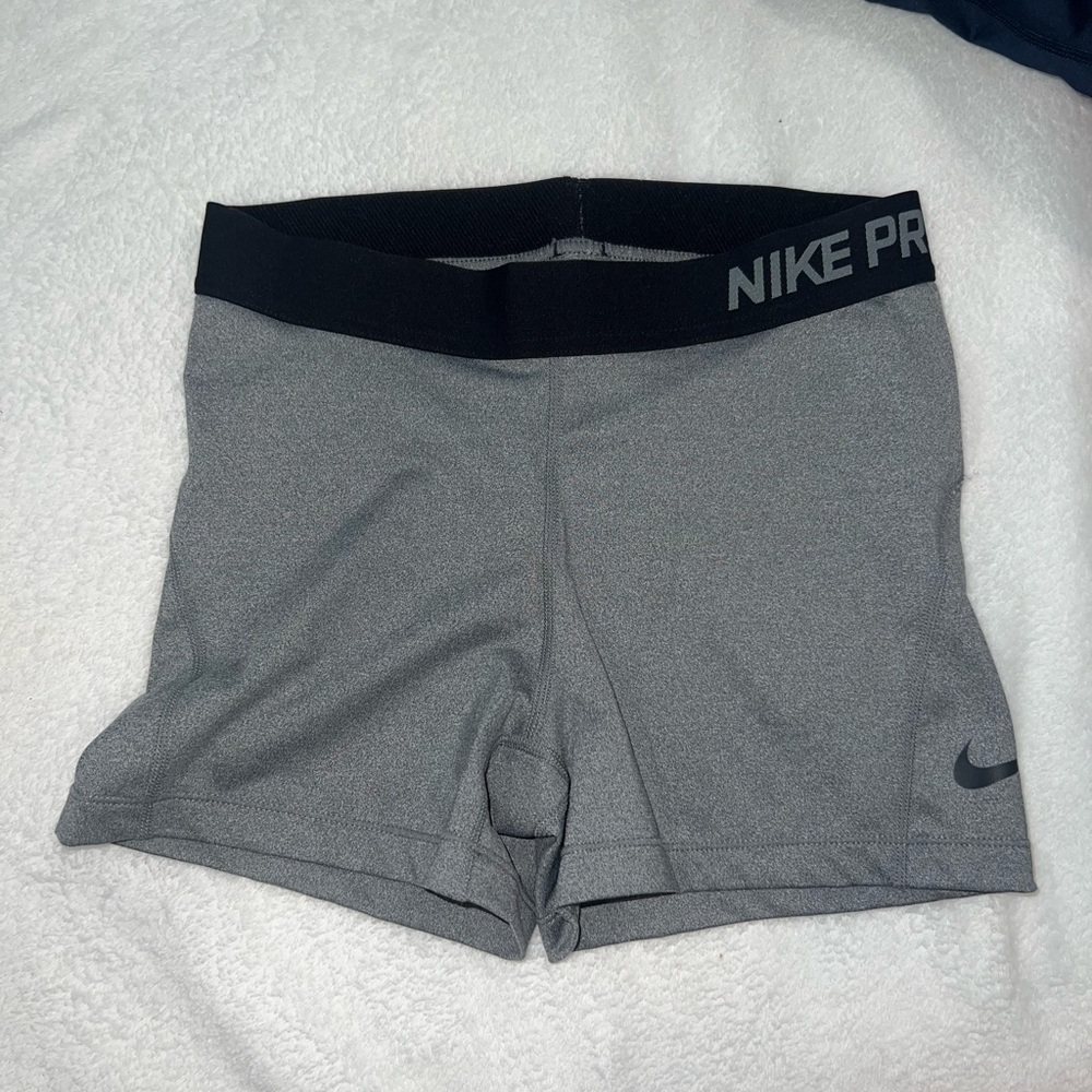 Nike Pro Gray Women's Bike Shorts
